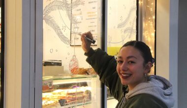 VIDÉO. À l'approche de Noël, le succès fou d'Alia, qui enchante les vitrines de Paris avec ses peintures