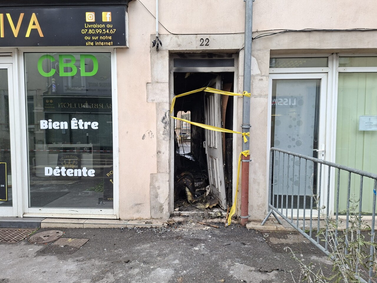 l'origine du feu serait volontaire, selon le parquet