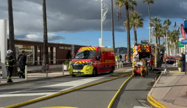 Près de Nice. Une explosion entendue, les pompiers déployés pour l'incendie d'un immeuble