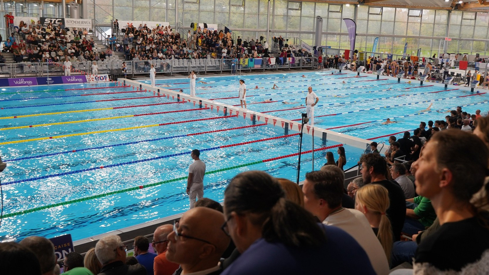 ©Ville de Taverny - Le bassin de l’AquaVal centre aquatique Alice-Milliat de Tavreny qui a accueilli il y a quelques semaines les Championnats de France de natation petit bassin.