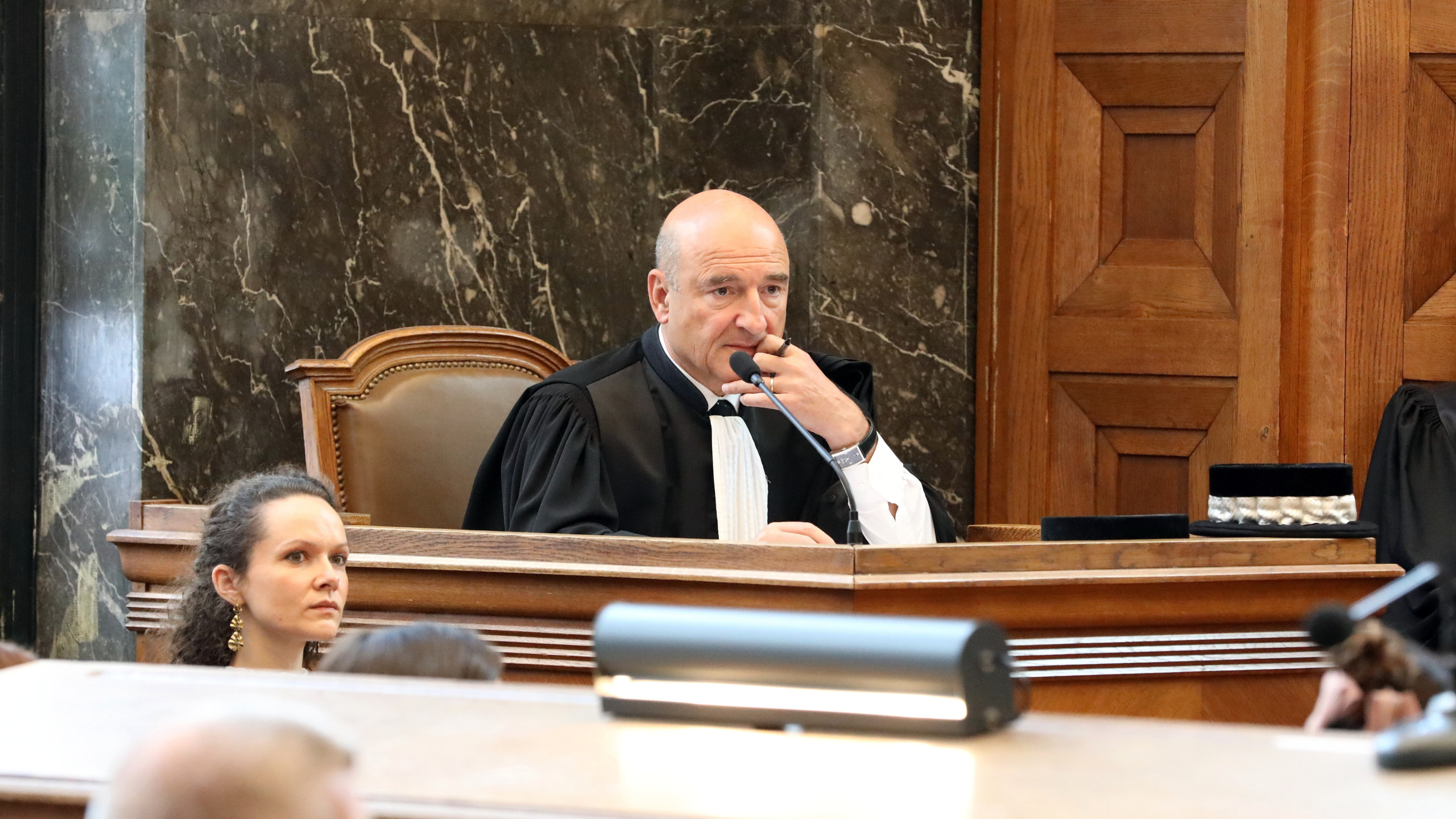 © Robert Poulain - Le procureur de Marseille, Nicolas Bessone, un spécialiste de la lutte contre le crime organisé, lors de l'audience de rentrée, en octobre dernier.