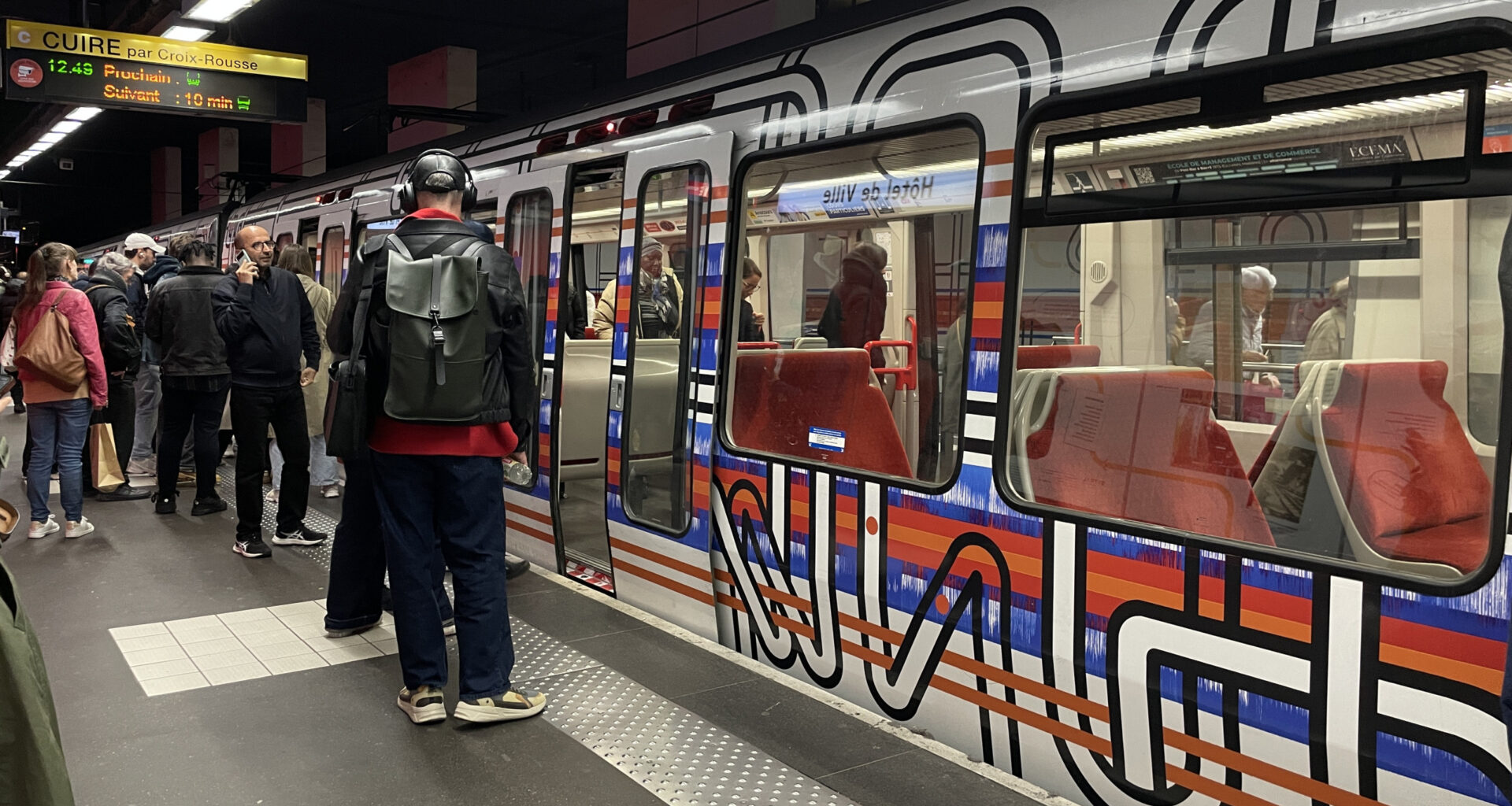 © Flora Chaduc - Les quatre lignes du métro lyonnais resteront ouvertes durant toute la nuit de la Saint-Sylvestre.