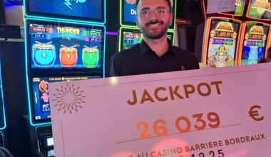 À Bordeaux, il mise sur une machine à un centime et remporte un "jackpot vertigineux" avant Noël