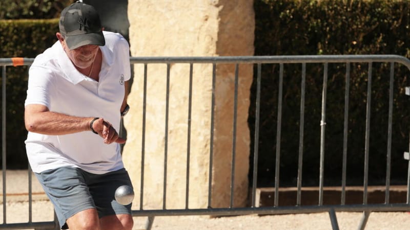 Jean-Louis Gasset au Petanq' Business tour au domaine de Vallongue à Eygalières, en juillet 2025.