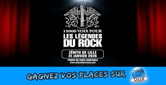 Gagnez vos places pour le concert "Les Légendes du Rock" au Zénith de Lille le 31 janvier 2026