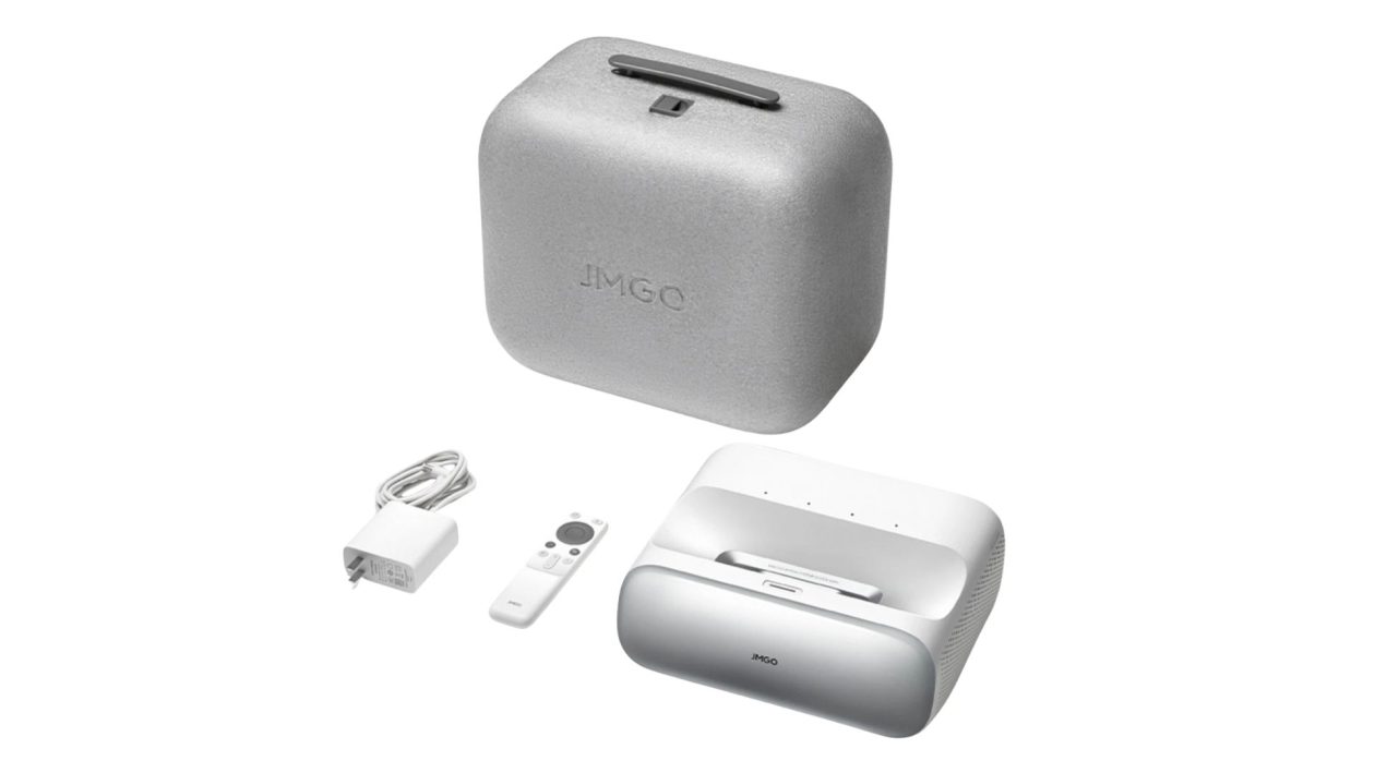 JMGO O3 et ses accessoires