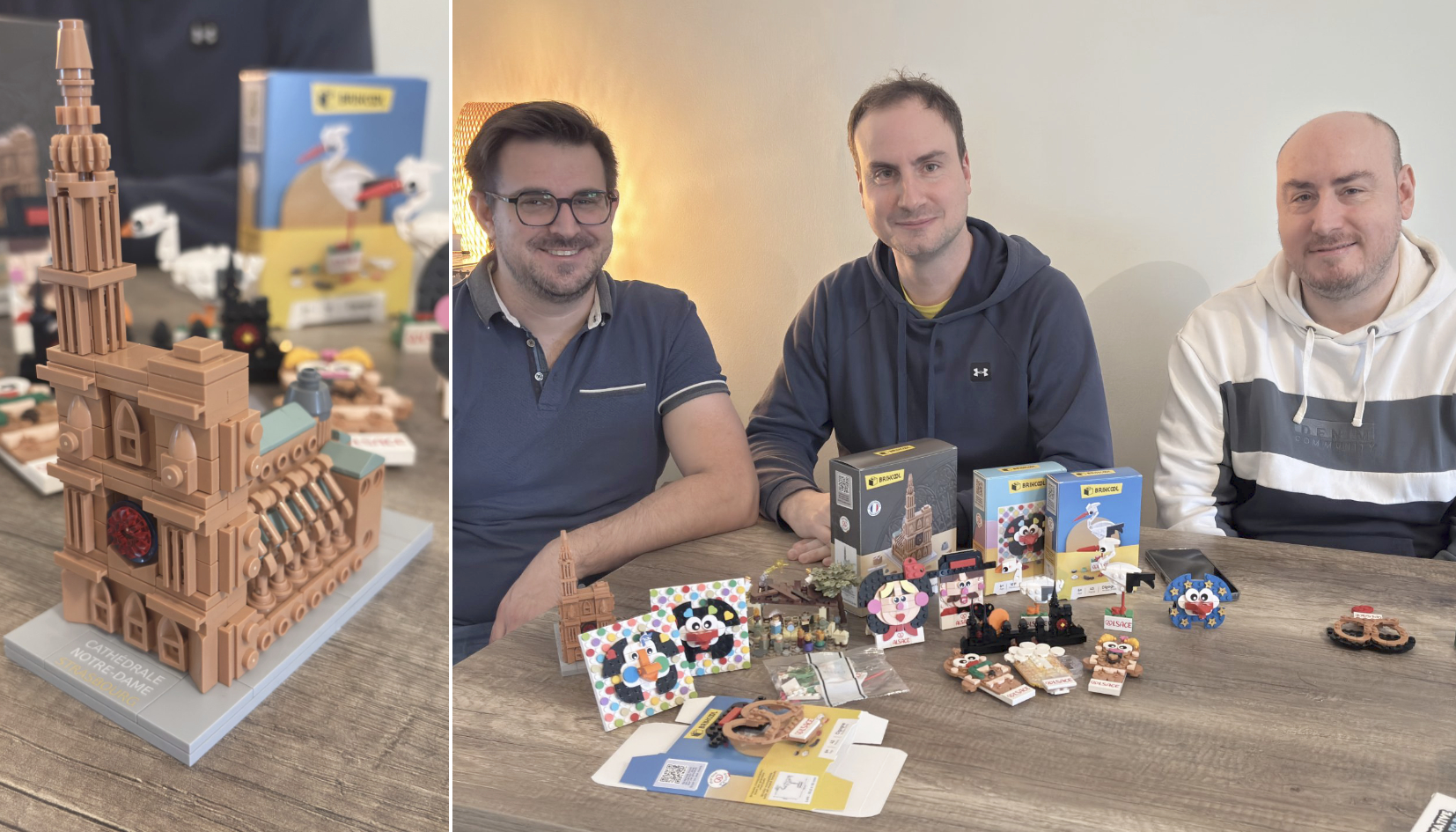 3 potes alsaciens ont lancé une alternative locale aux Lego® !