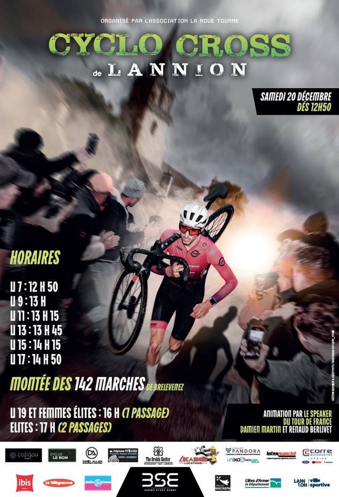 Lannion 20 décembre 2025 infos du cyclo-cross 1