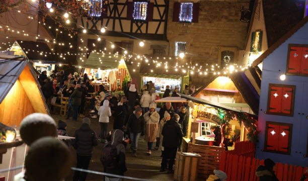 Le marché de Noël de Turckheim.   Photo Hervé Kielwasser