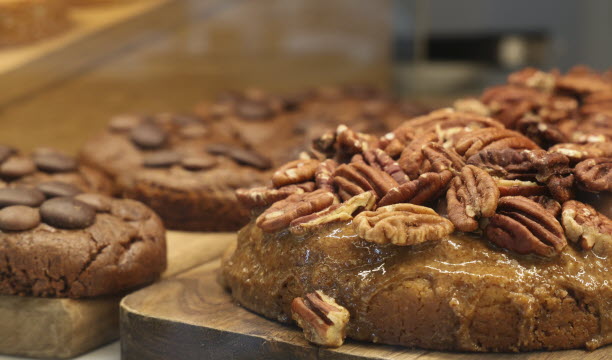 Les cookies, à partager ou non, sont ultra-gourmands.   Photo Franck Kobi