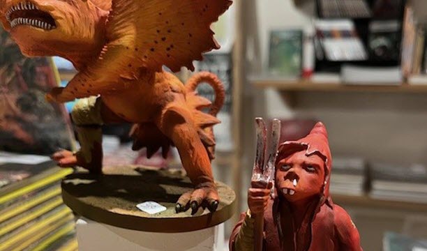 Les figurines des démons du Retable d’Issenheim sont disponibles à la boutique du musée Unterlinden. Photo Nathalie Jousse-Niang