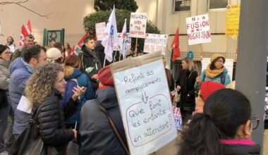 À Marseille, une centaine de profs disent "non" à des remplacements à l'échelle du département