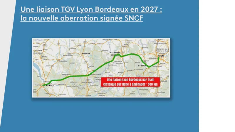 tracé n°2 proposé par le collectif : par Clermont et Brive.