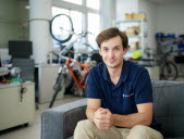 Maël Bosson, fondateur d'eBikeLabs. Photo eBikeLabs / Pierre Jayet
