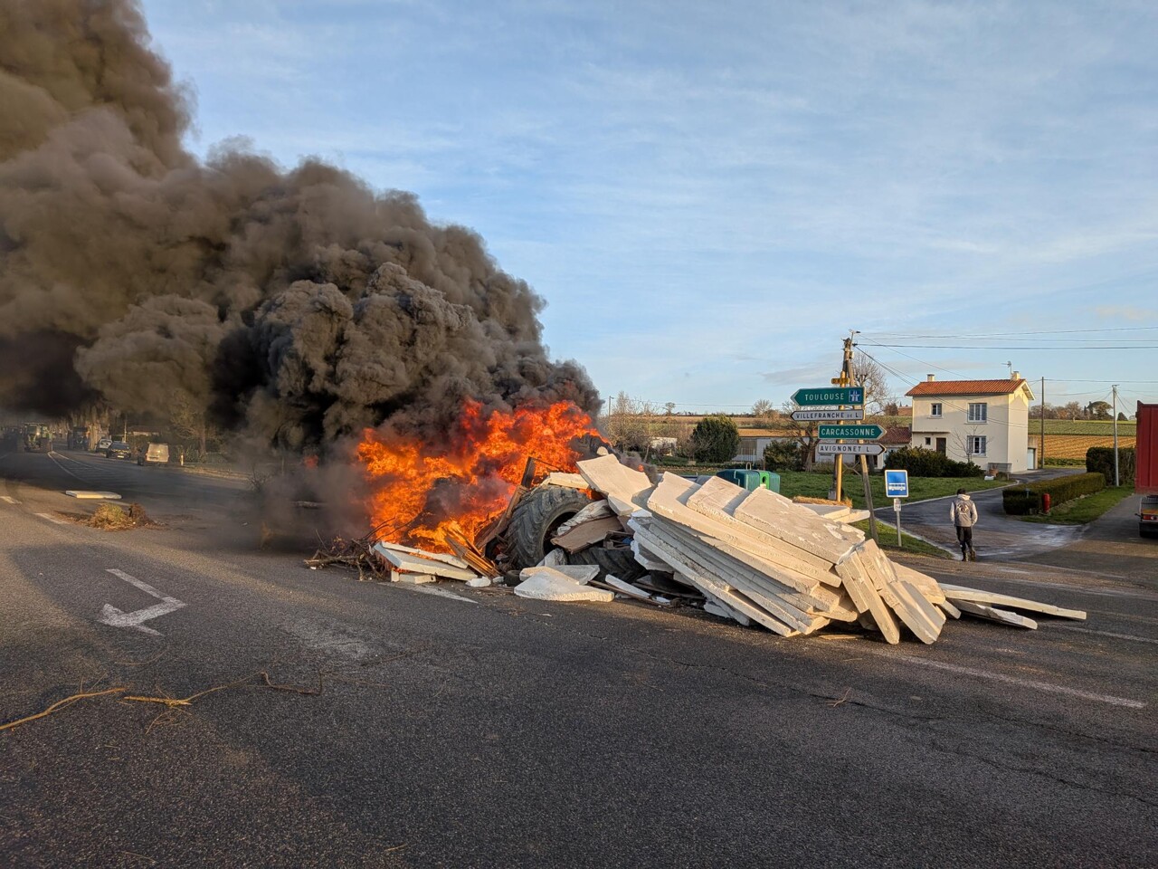 Blocage des agriculteurs en Haute-Garonne : ligne SNCF Toulouse