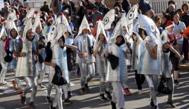 la corrida du Vieux-Port et ses totémiques sardines prêtes à reboucher le Lacydon ce dimanche