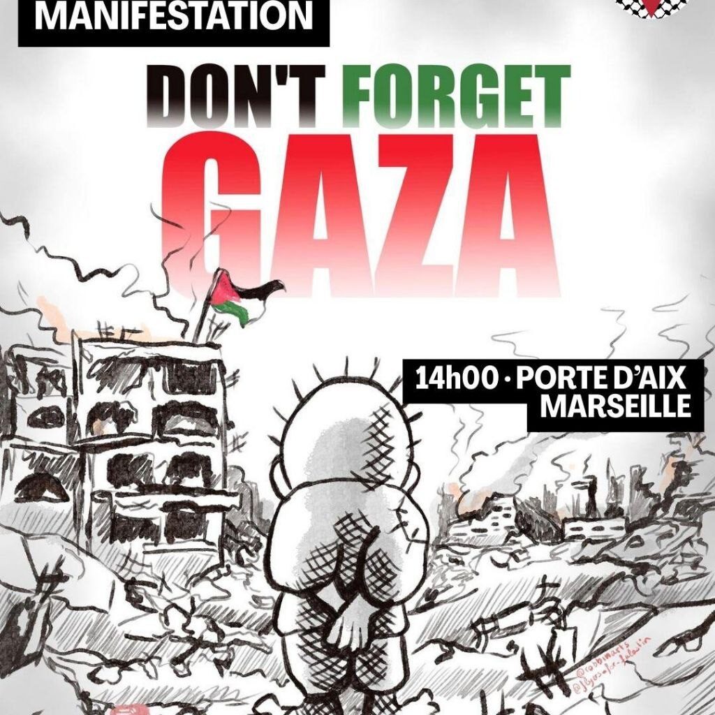 Pour la Palestine libre et contre le génocide sioniste, MARSEILLE DIMANCHE 15.12 14H PORTE D'AIX - International Solidarity Movement