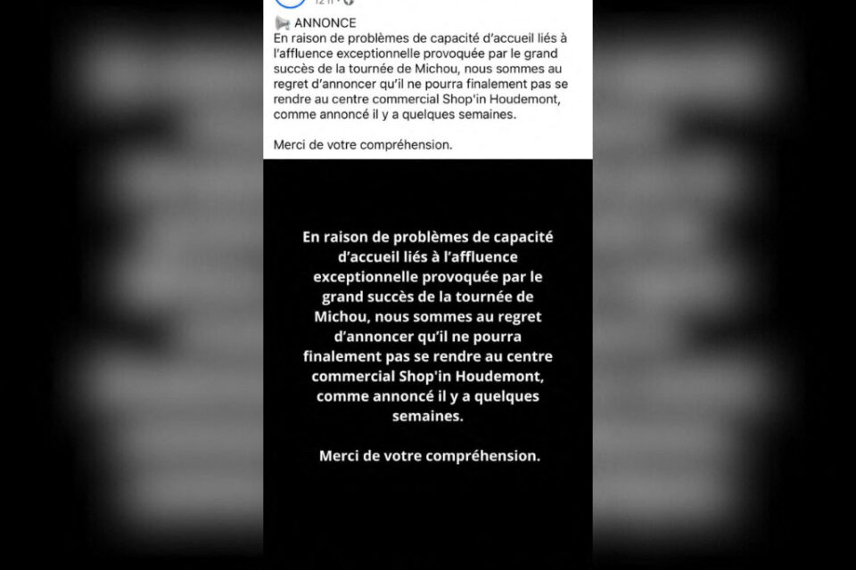 Le centre commercial Shop'in Houdemont a fait une annonce sur les réseaux sociaux.