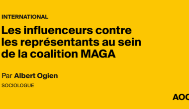 Les influenceurs contre les représentants au sein de la coalition MAGA