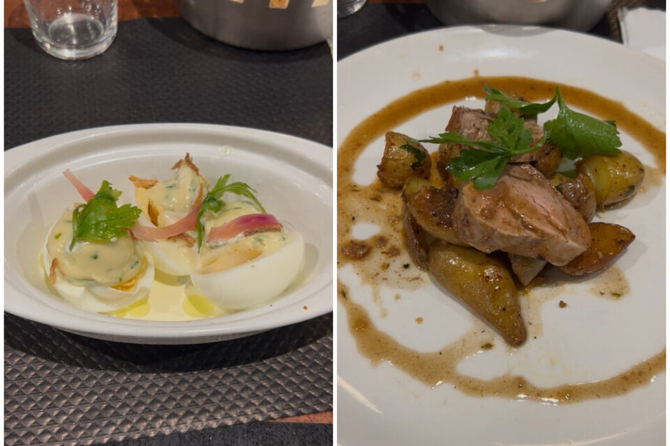 Pour chaque formule, deux entrées et deux plats différents sont proposés.