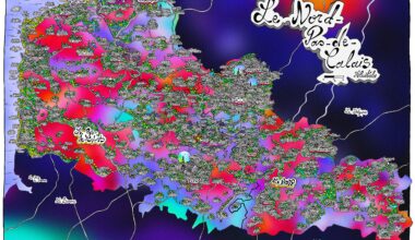 5 ans après sa carte de Lille, l'illustrateur Alcatela s'est attaqué au Nord-Pas-de-Calais - 05/12/2025