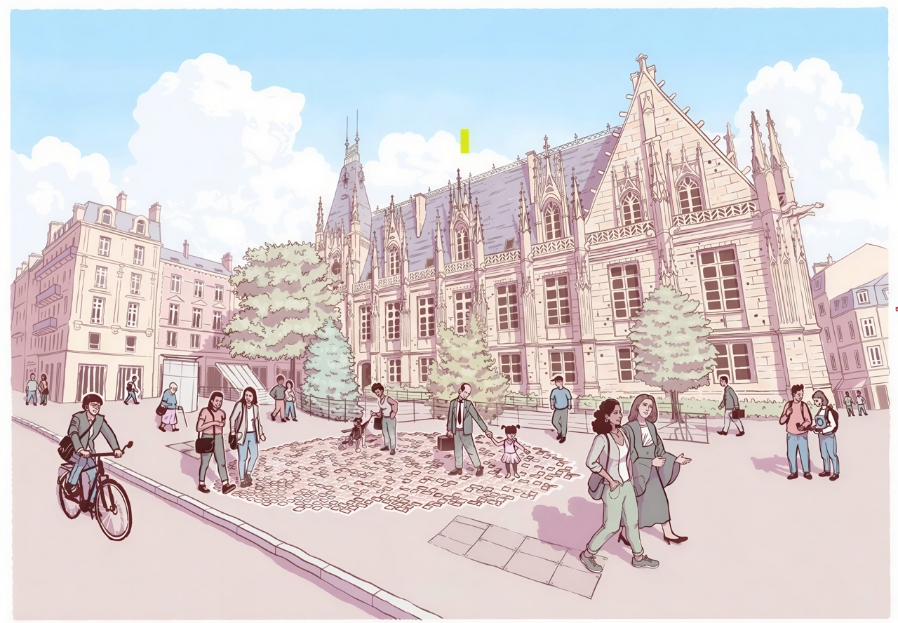 Rouen. Pourquoi l'œuvre en hommage à Gisèle Halimi n'est toujours pas installée