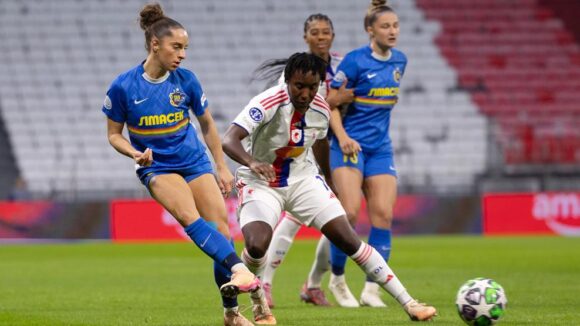 Vicki Becho lors d'OL Lyonnes - SKN St Pölten