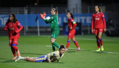 D1 féminine : battues 5-1 face au PSG, les Olympiennes encore trop légères pour rivaliser