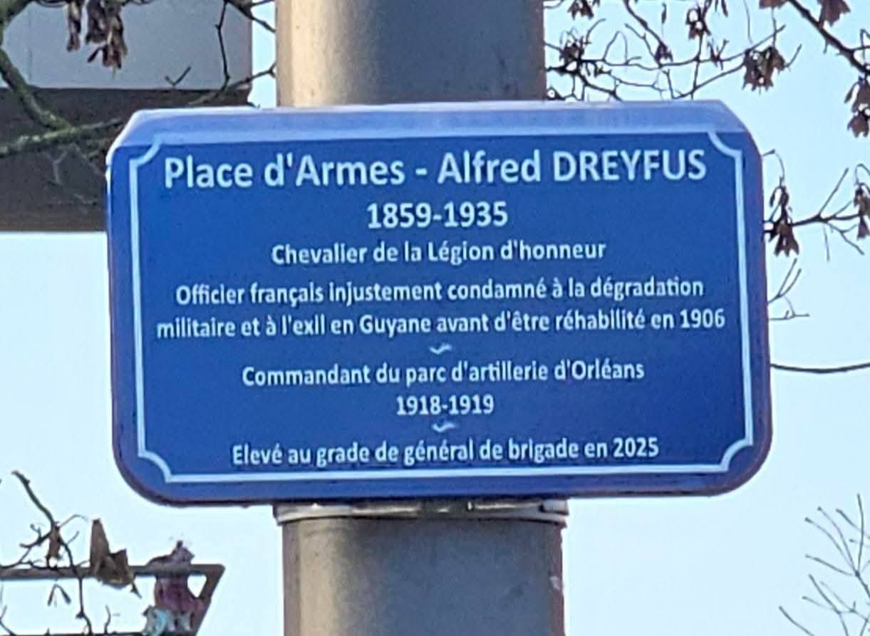 RADIO INTENSITE | ORLÉANS – Une place rebaptisée au nom d'Alfred Dreyfus
