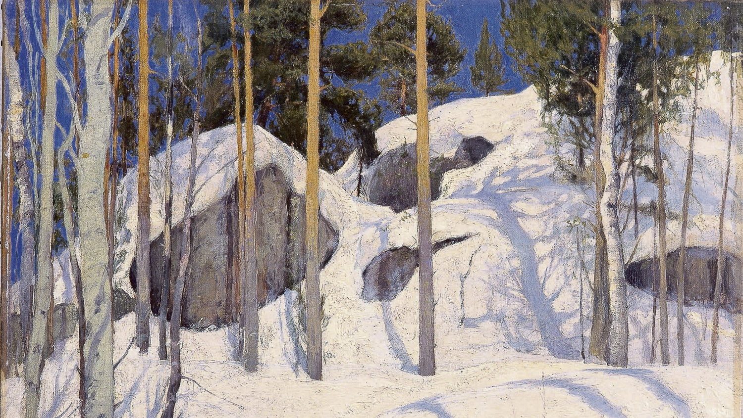 Au Petit Palais, la première rétrospective française consacrée à Halonen, peintre finlandais de la neige et disciple de Gauguin
