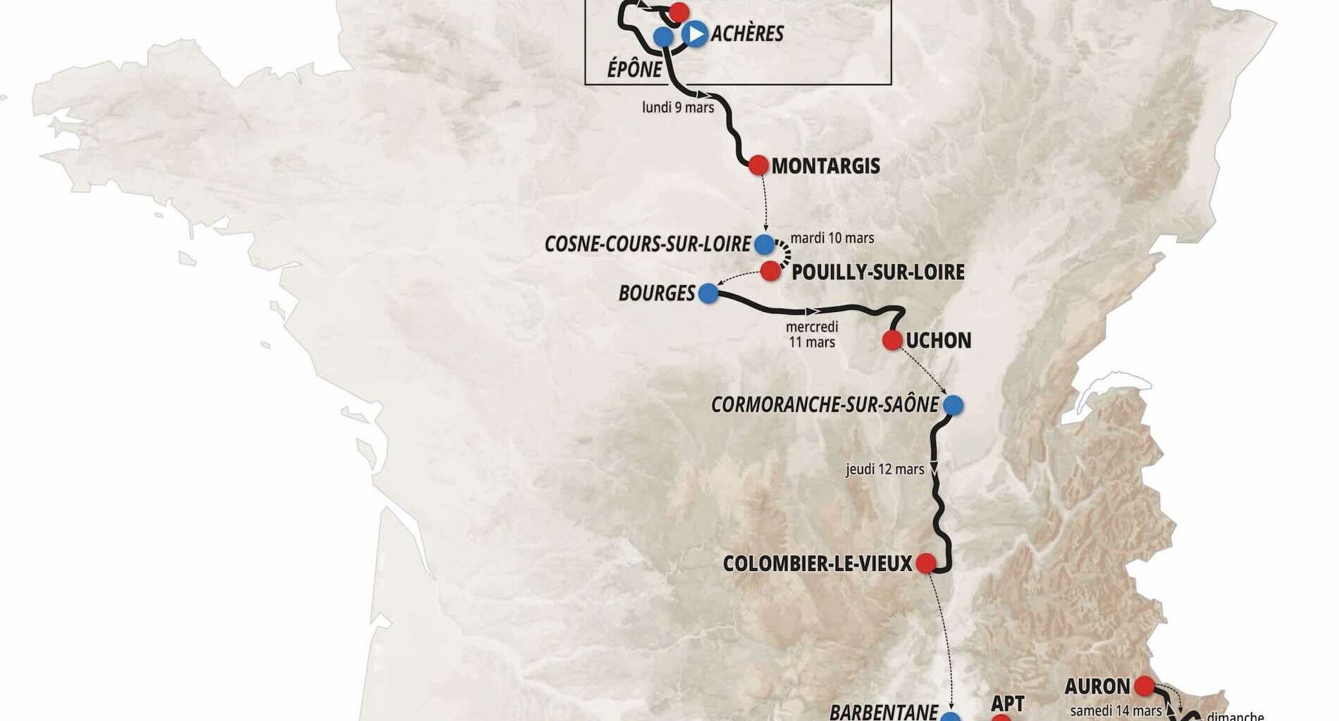 Paris Nice 2026 une Course au Soleil remodel&eacute;e et un final de folie dans l