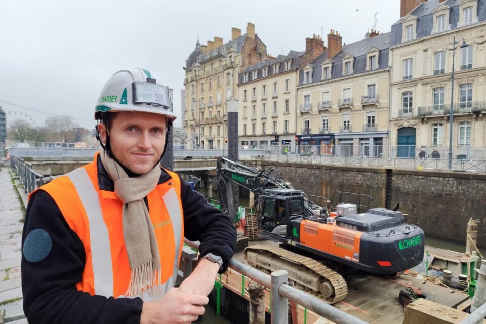 Guillaume Duval, directeur des travaux chez Charier.