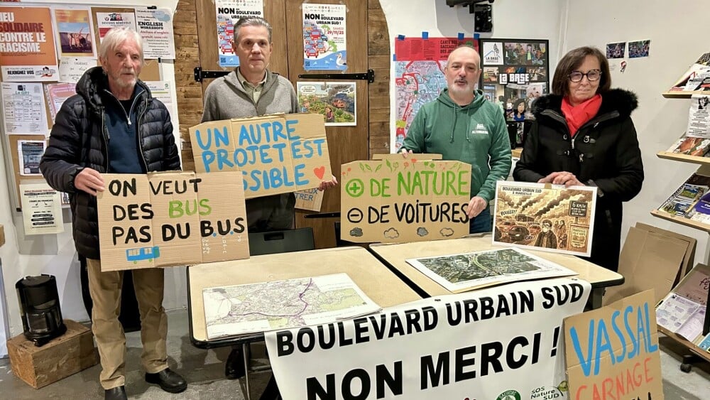 À Marseille, les opposants au Boulevard urbain sud ont maintenu la pression cet automne