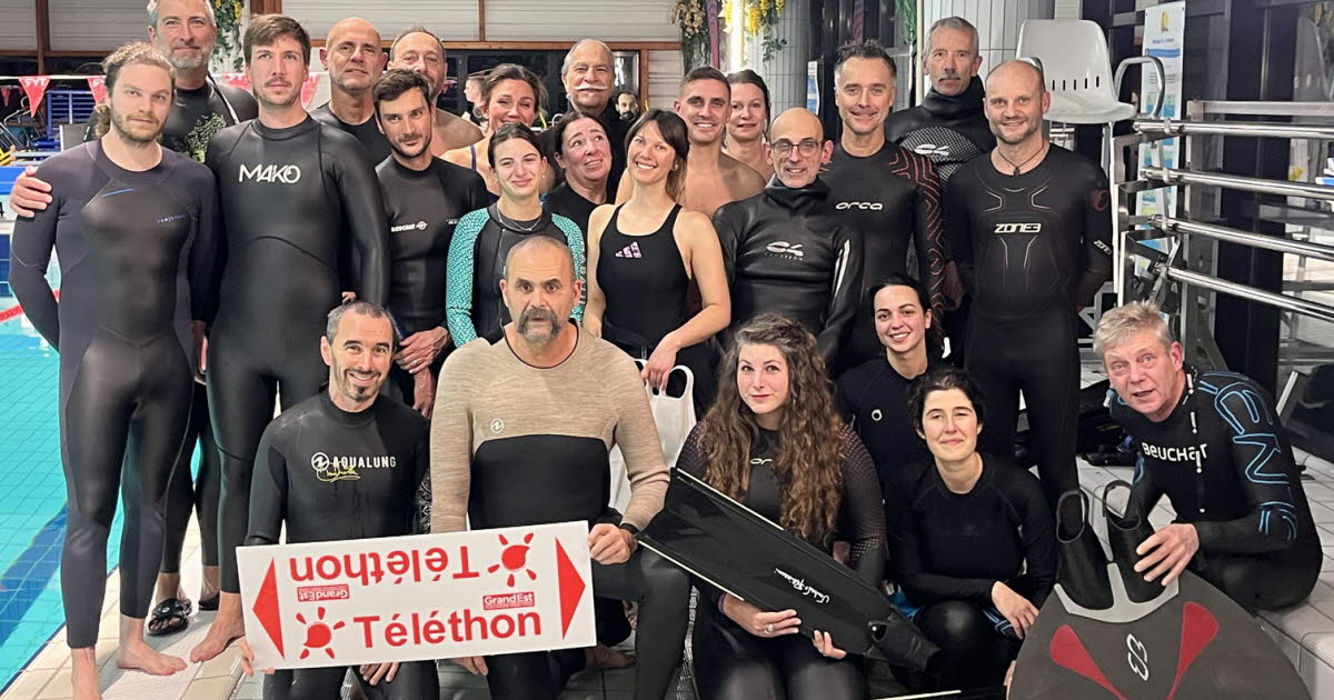 Laneuveville-devant-Nancy. Un relais d’apnée de 24 heures à la piscine pour le Téléthon