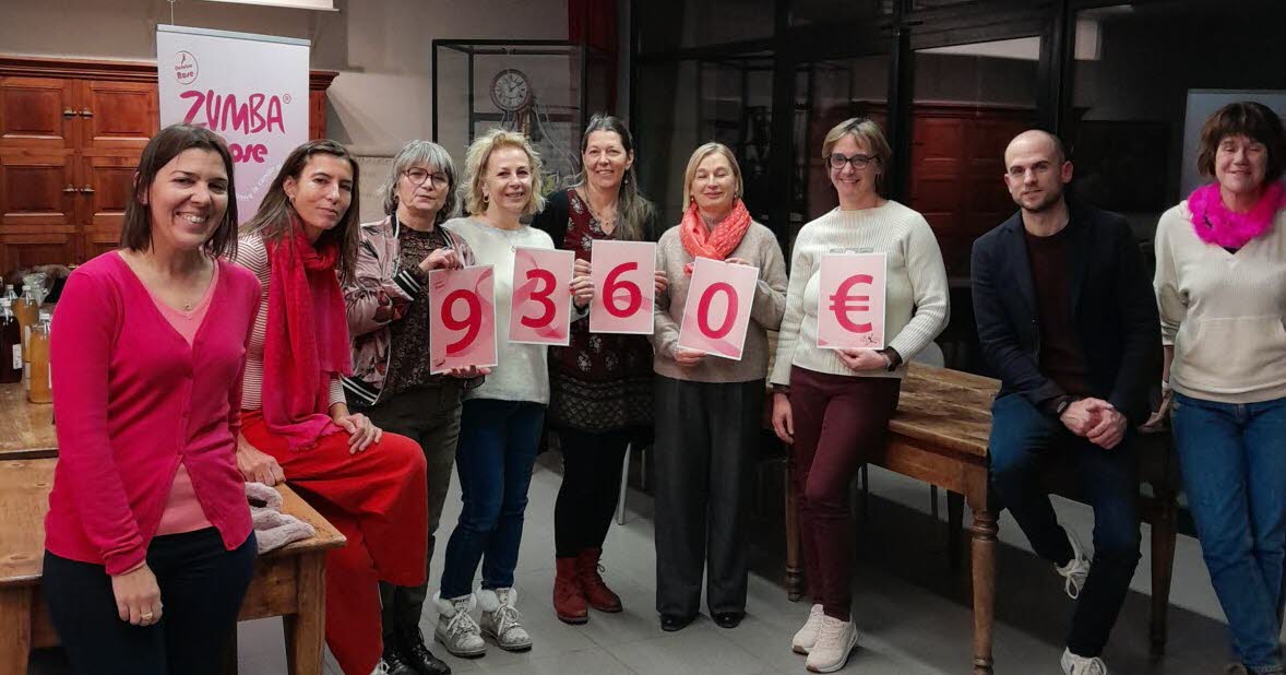 Le Touvet. Zumba rose : 9 360 € pour l’association Agaro