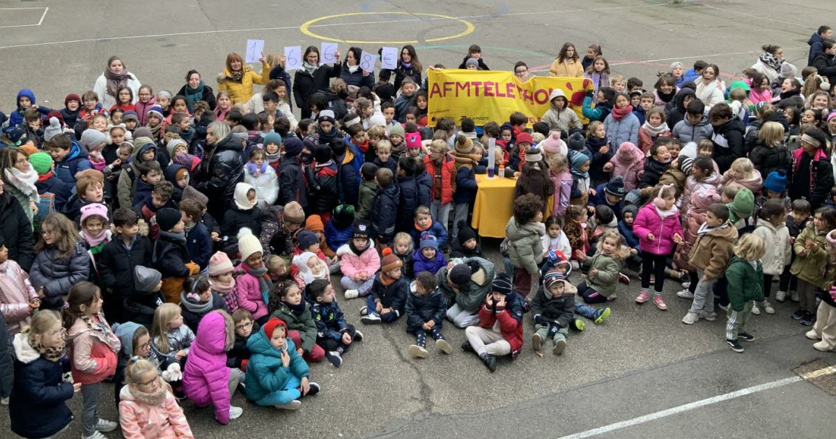 Saint-Chamond. Succès pour le défi Téléthon de l’école Sainte-Marie : 1 668 euros pour la recherche
