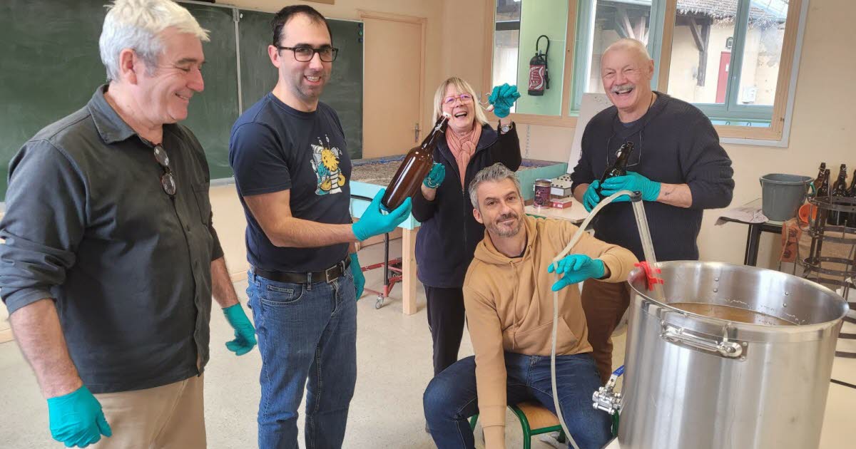 Chaligny. Brassage maison pour la Chaleuss de Chaligny patrimoine