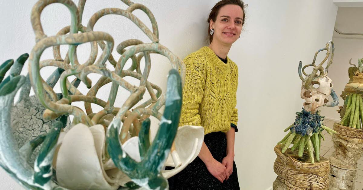 la céramiste Leïla Helmstetter voit les choses en grand à la galerie Lillebonne