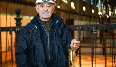 à 86 ans, cet ancien mineur portera encore la statue de sainte Barbe