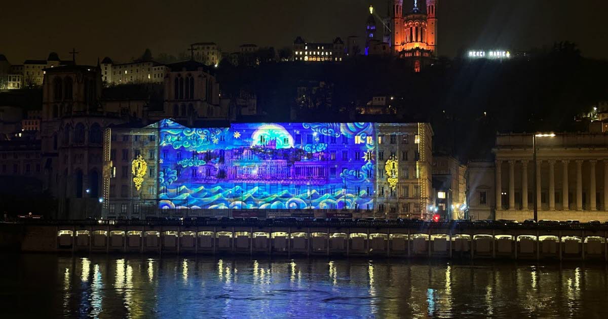 quais de Saône, parc de la Tête d'Or, place des Terreaux... tout Lyon s'illumine