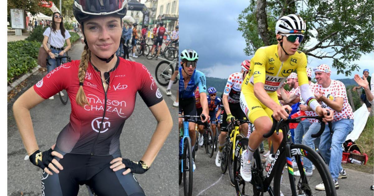Cyclisme. Une Jurassienne a roulé avec Tadej Pogačar, quadruple vainqueur du Tour de France