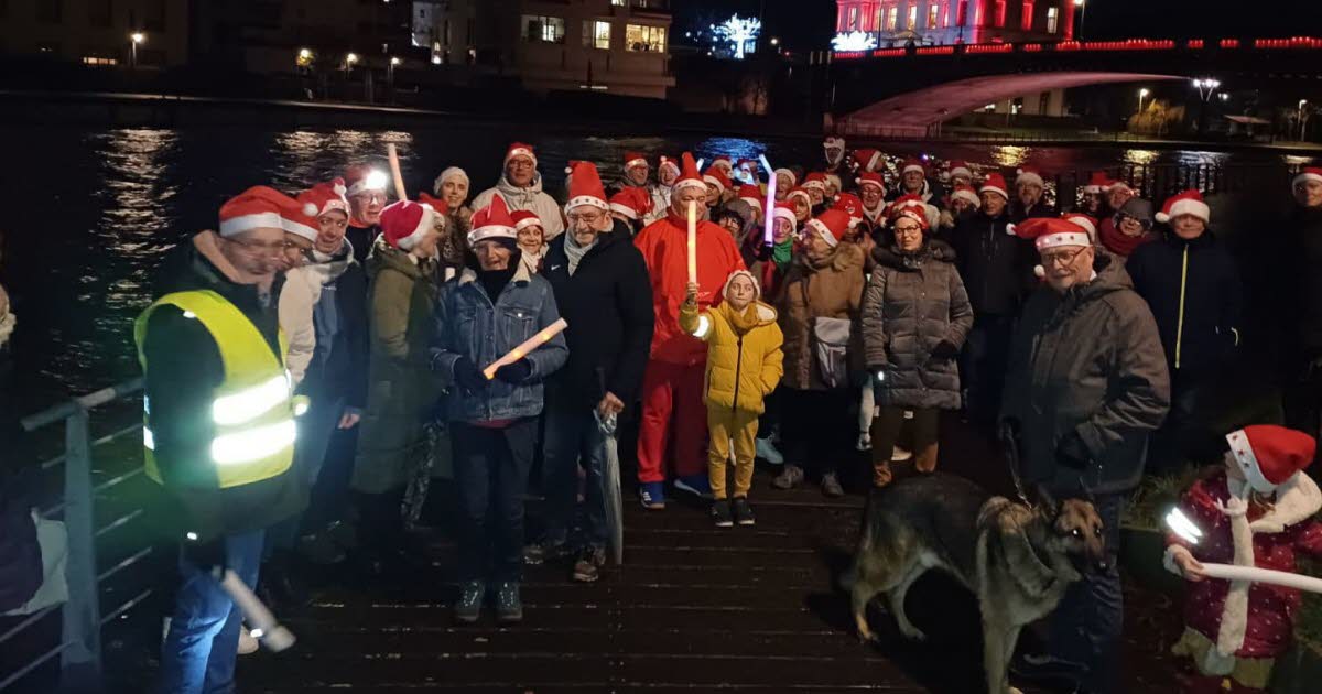 Saint-Max. Balade groupée en bord de Meurthe pour la marche de Noël