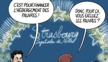 Strasbourg. Le dessin de la semaine de Yannick Lefrançois : charité bien ordonnée...