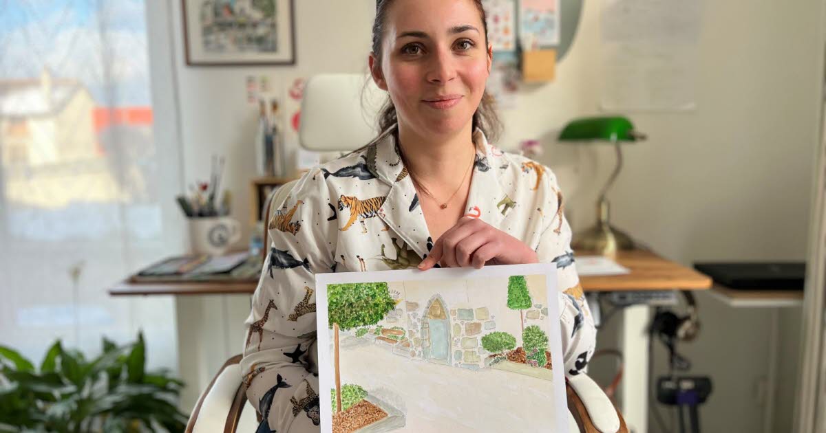 Yssingeaux. Ancienne coach, cette illustratrice transmet sa passion pour l’aquarelle… et ça cartonne  !