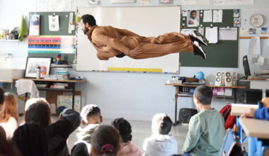 Saint-Étienne. Avec l’artiste Mathieu Forget, les écoliers de Chappe ont pris leur envol