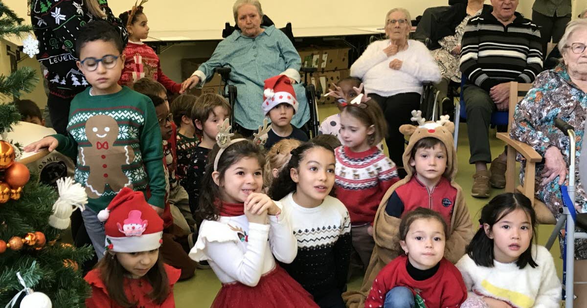 Vandœuvre-lès-Nancy. Des enfants chantent pour les résidents d’un Ehpad
