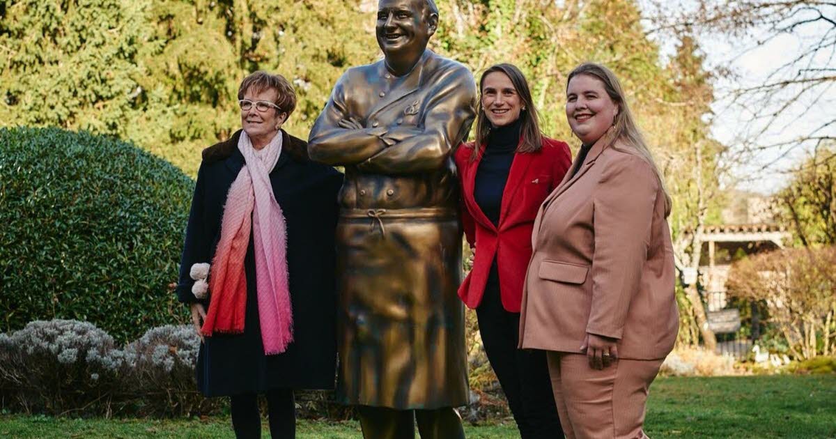 une statue de deux mètres de Bernard Loiseau dévoilée