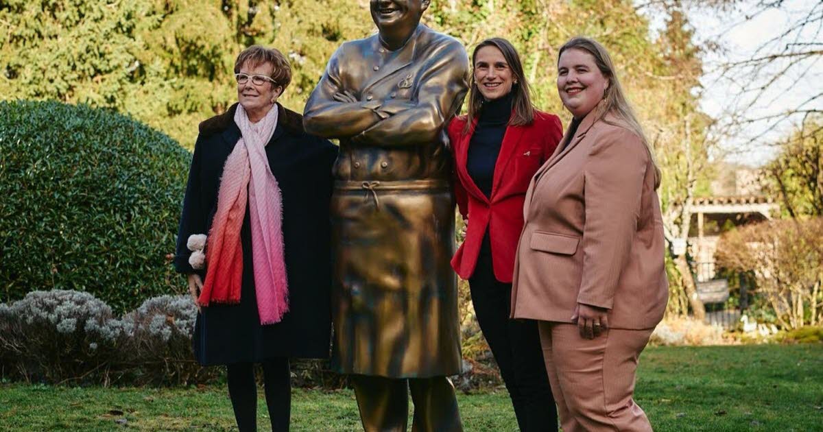 Saulieu. Une statue de deux mètres de Bernard Loiseau dévoilée