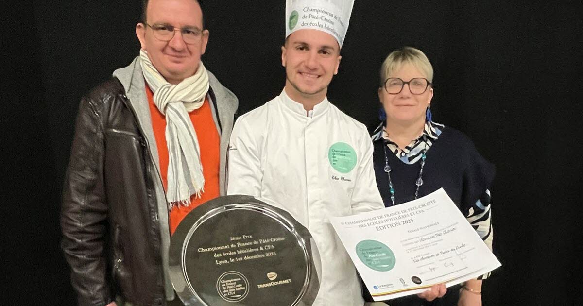 Baron. À 21 ans, ce jeune Charolais termine second du championnat de France de pâté en croûte des écoles à Lyon