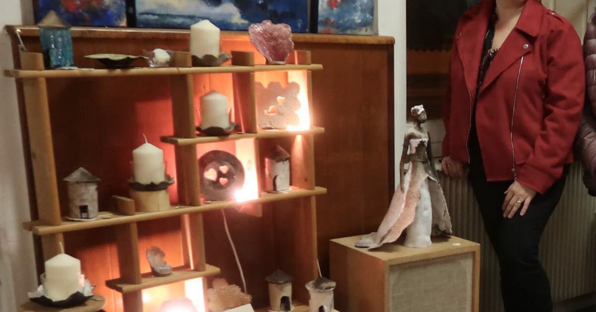 Saint-Chamond. Elle expose ses créations à la salle de la Varizelle pour le Noël magique des créateurs